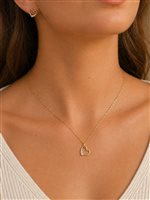 Collana Vidali Gioielli Donna in Oro giallo Zircone COOR-35-34 - COOR-35-34